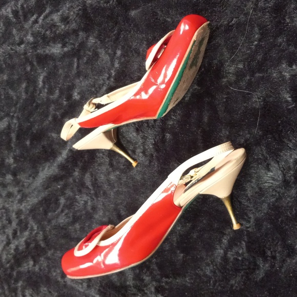 Nanette Lepore red kitten heel - Picture 2 of 8